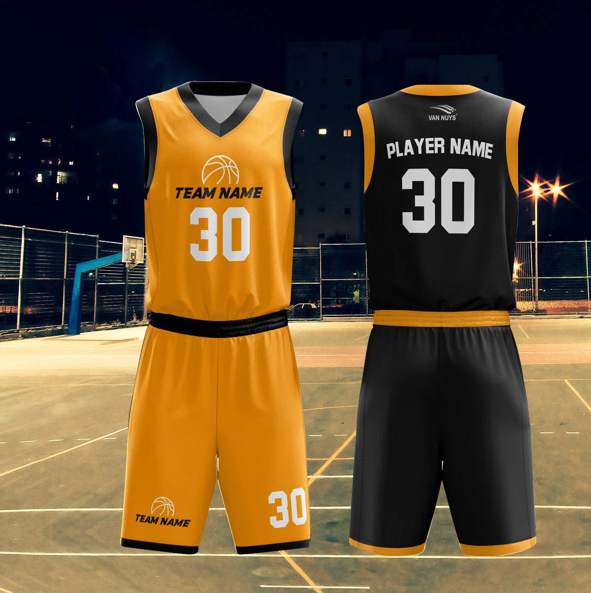 Basketball Jersey Plus Short Set Custom Name Number Logo