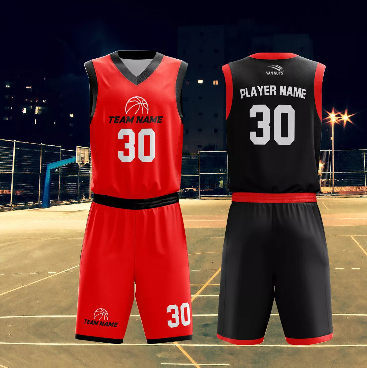 Basketball Jersey Plus Short Set Custom Name Number Logo