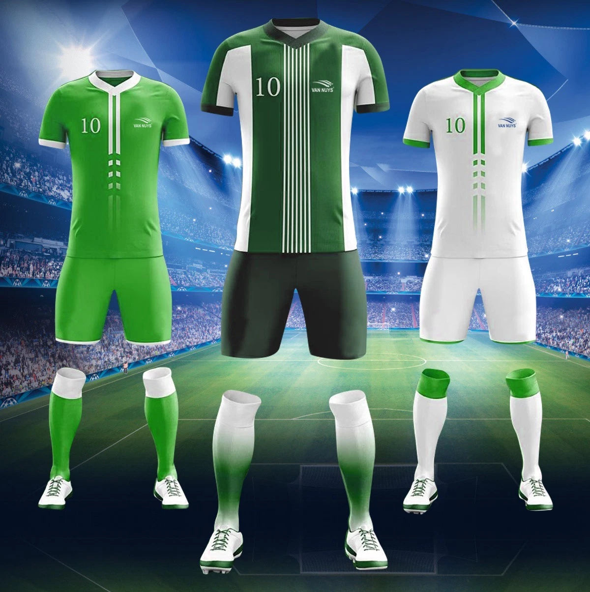 Custom Soccer Uniform Jerseys Shorts Socks Goalie Keeper Kit Training Match Gear