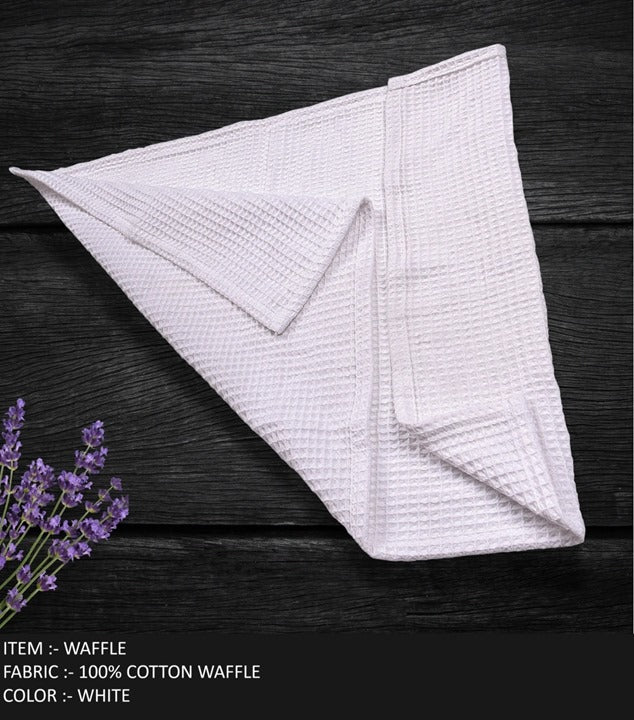 Waffle Blankets (white with small waffles)