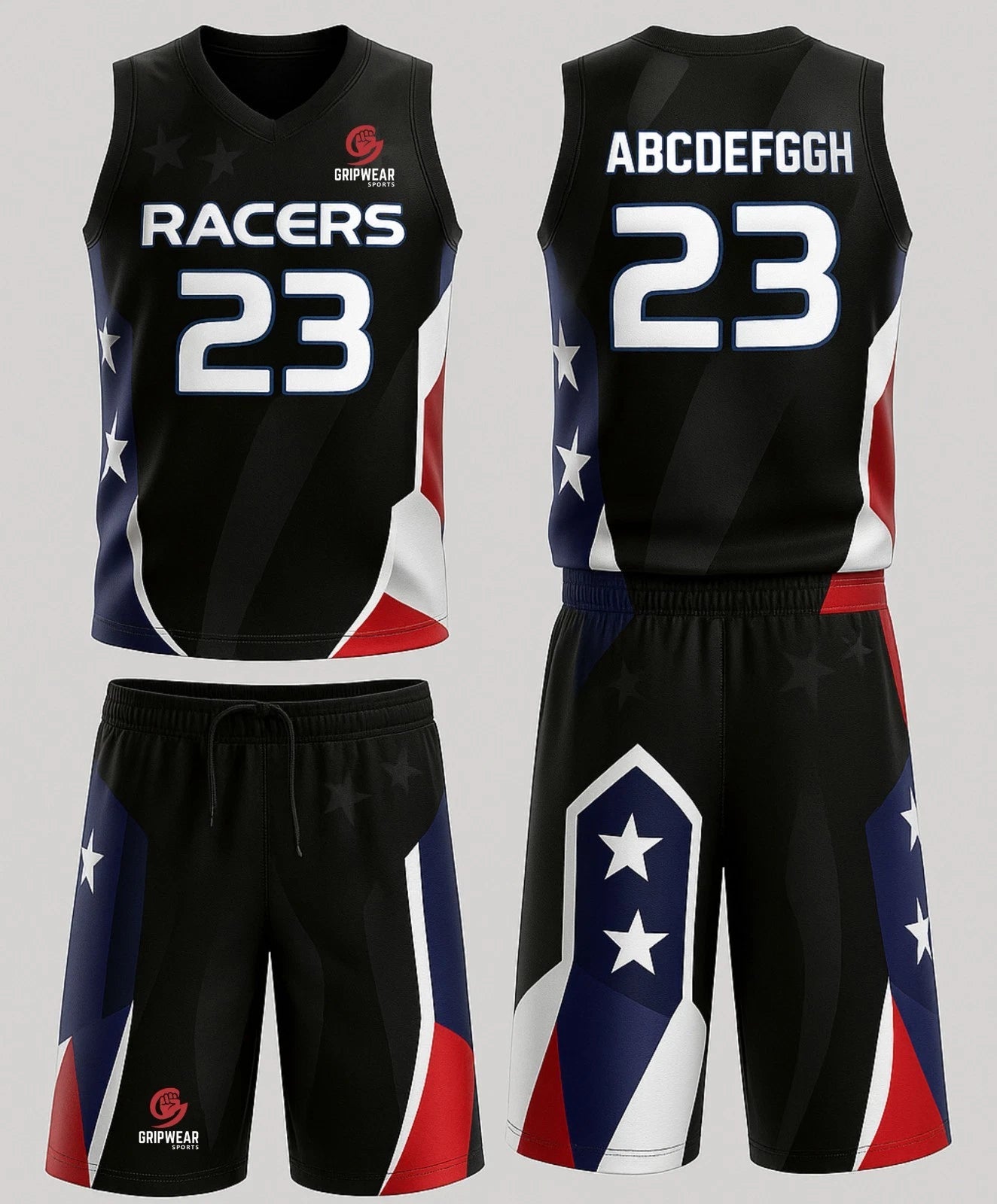Custom Basketball Team Uniforms – Men's Jersey & Shorts Sets-Personalized Kit