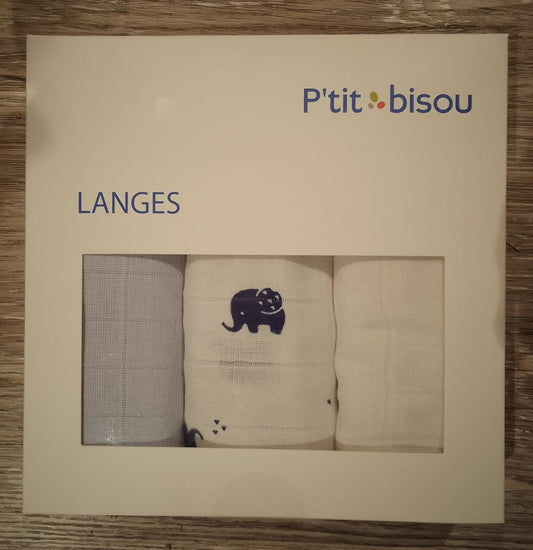 Muslin Diapers (Pack of 3)