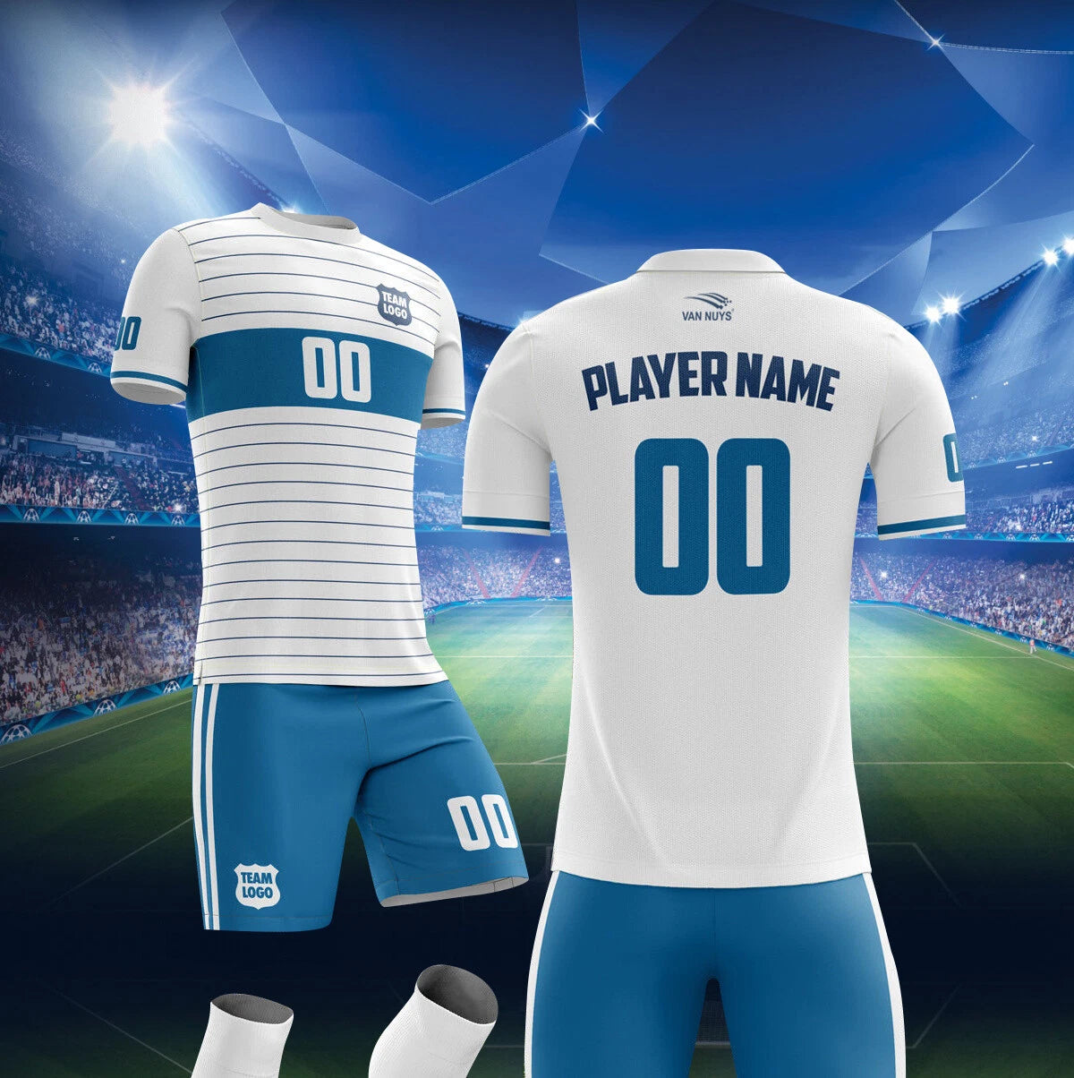 Custom Soccer Jersey Uniform Set Adult Youth Team Sizes